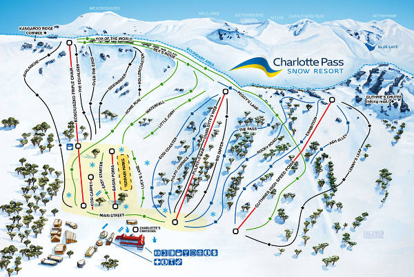 Charlotte Pass Ski Trail Map