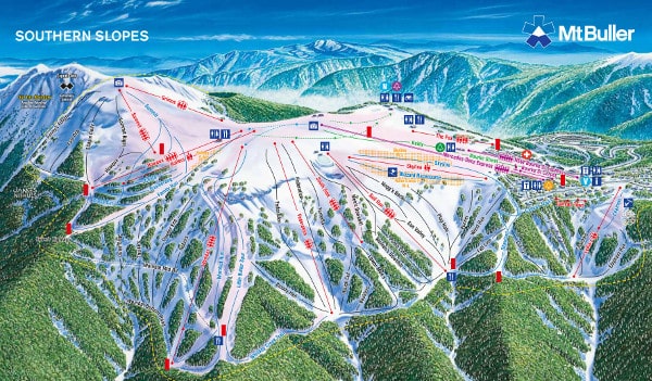 Mount Buller Ski Trail Map