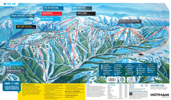 Mount Hotham Ski Resort Ski Trail Map