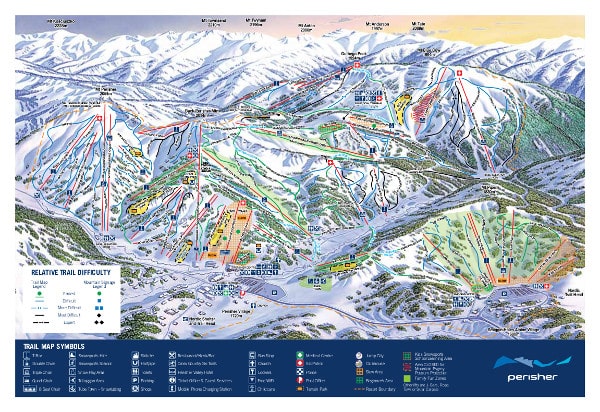 Perisher Ski Trail Map