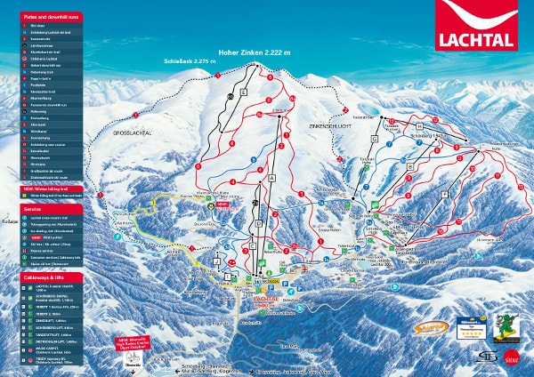 Lachtal Ski Trail Map