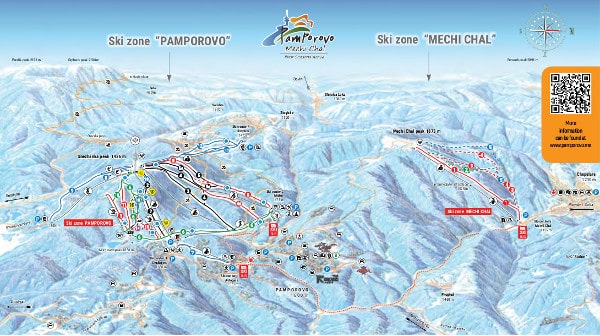 Pamporovo Ski Trail Map