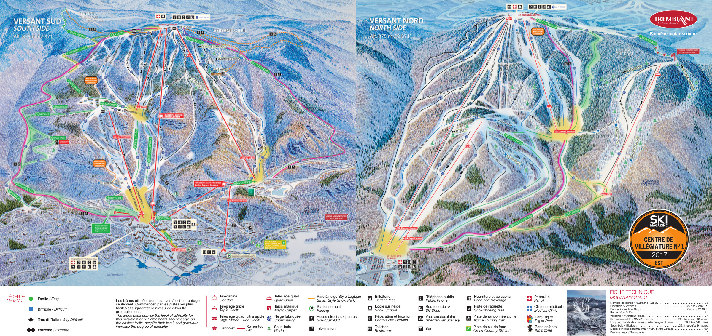 Tremblant Ski Map Free Download