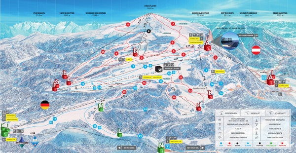 Reit Im Winkl Ski Resort Ski Trail Map