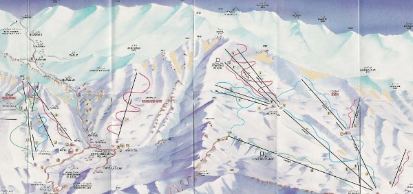 Iran Ski Trail Map