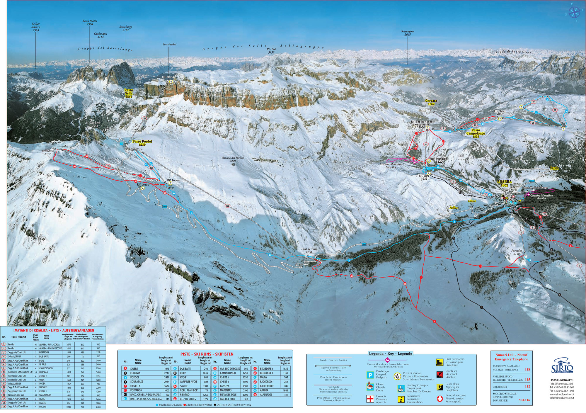 Arabba Ski Map Free Download