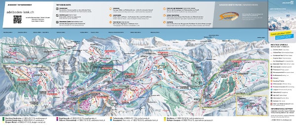 Adelboden Ski Trail Map