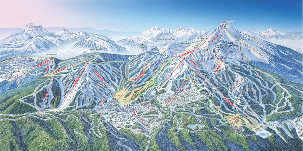 Big Sky Ski Resort Ski Trail Map