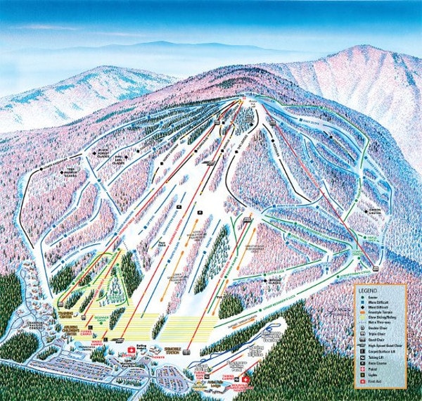 Cranmore Ski Resort Ski Trail Map