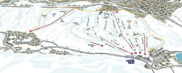 Sun Valley Ski Resort Ski Trail Map