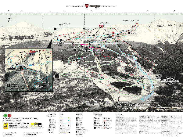 Chapelco Ski Trail Map