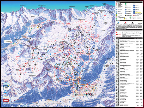 Ischgl Ski Trail Map