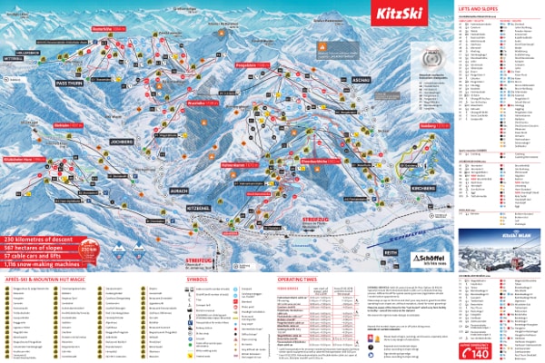Kitzbuhel Ski Trail Map 2019
