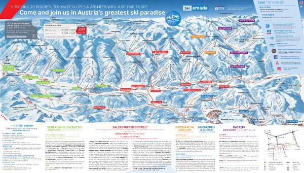 Ski Amade Ski Resort Ski Trail Map