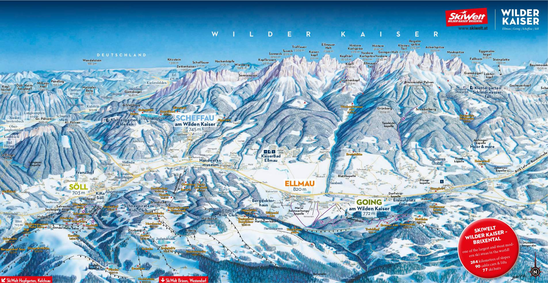 Wilder Kaiser Ski Trail Map Free Download
