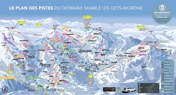 Les Gets Ski Trail Map