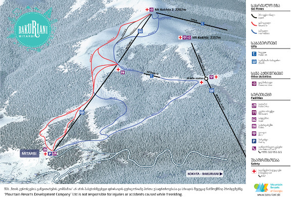 Mitarbi Ski Trail Map