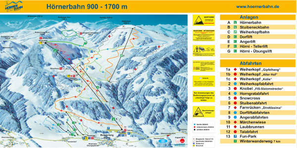 Bolsterlang Ski Resort Ski Trail Map