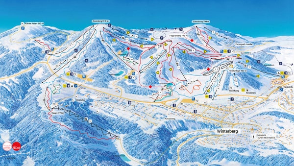 Karussell Ski Resort Ski Trail Map