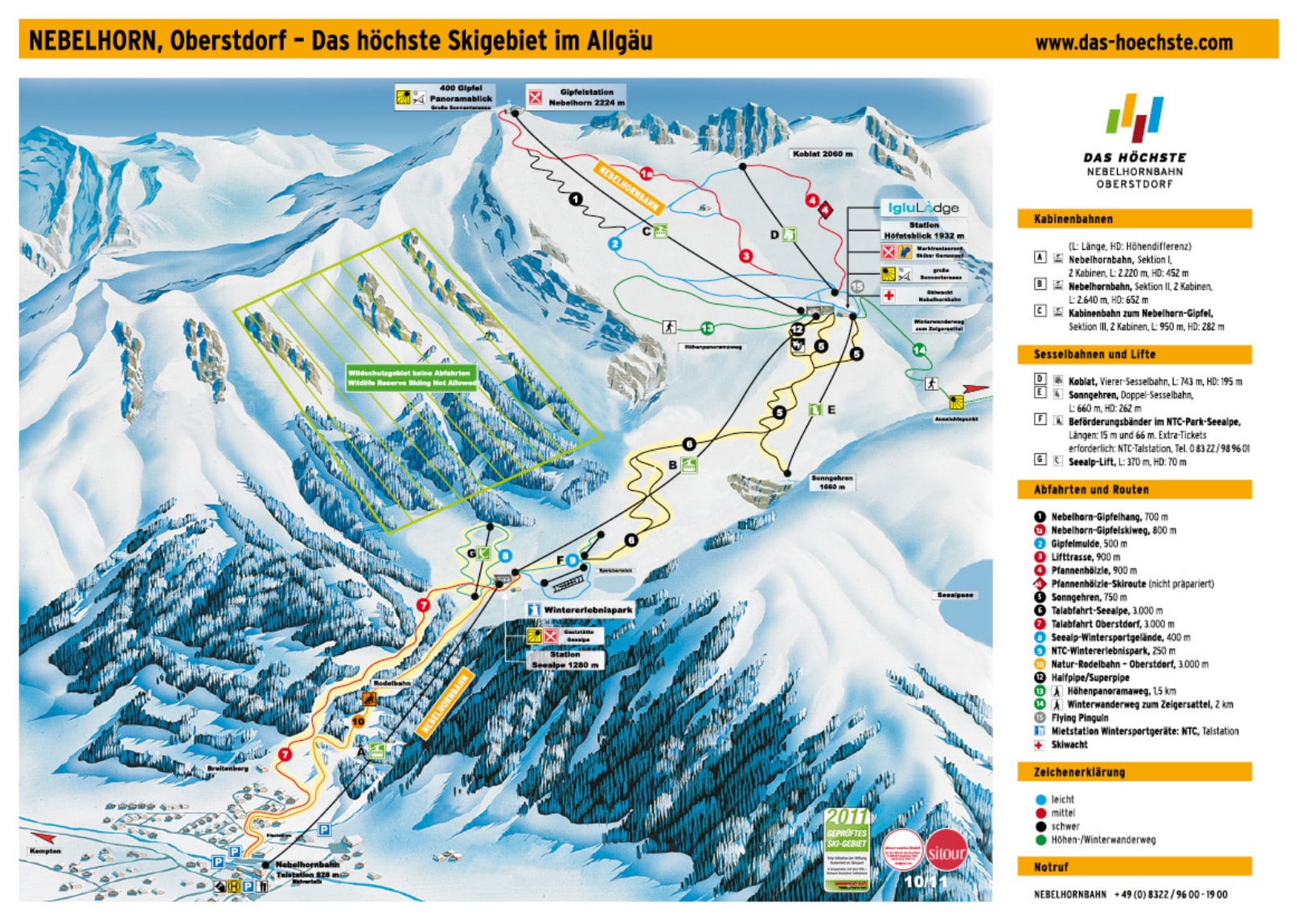 Nebelhorn Ski Map Free Download