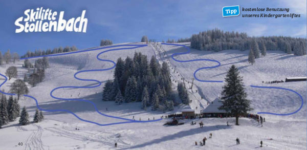 Stollenbach Ski Resort Ski Trail Map