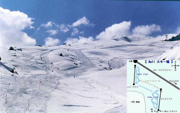 Auli Ski Trail Map