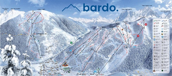 Bardonecchia Ski Trail Map