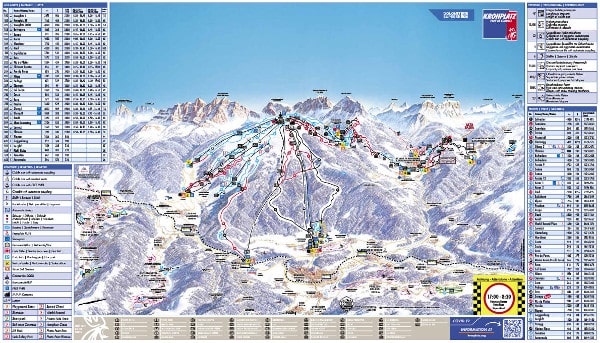 Kronplatz Ski Trail Map