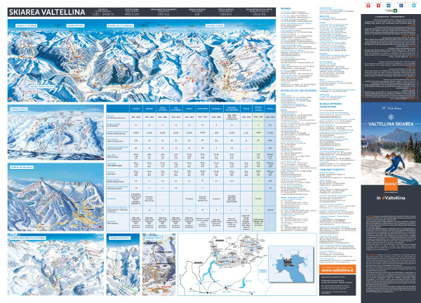 Valtellina Ski Trail Map