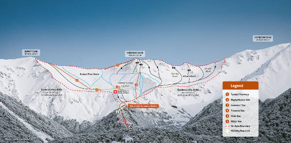 Broken River Ski Trail Map