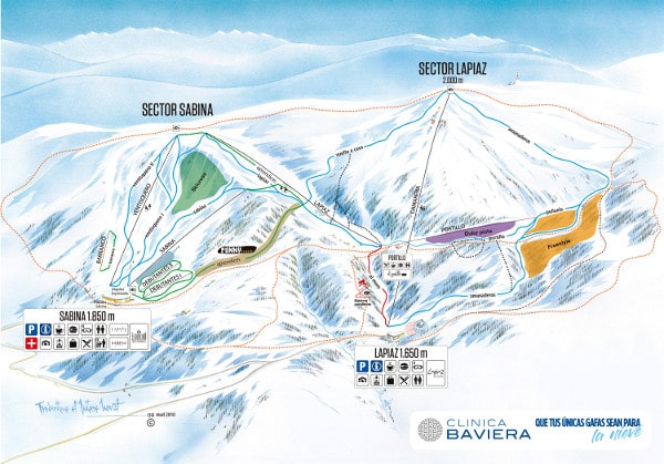 Javalambre Ski Trail Map