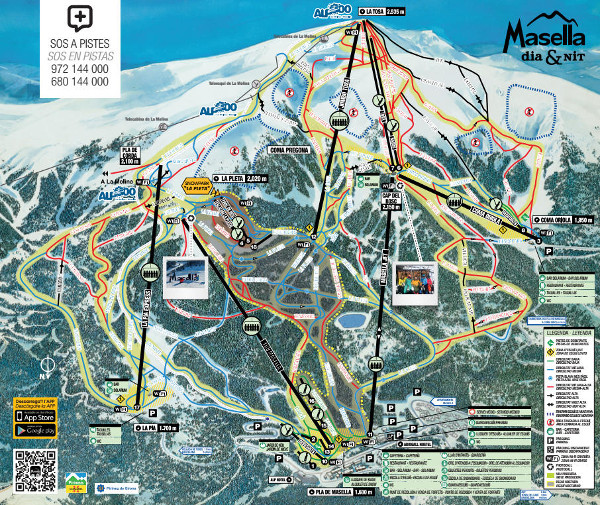 Masella Ski Trail Map