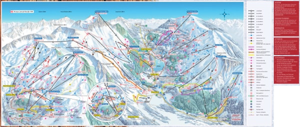 Arosa Ski Trail Map