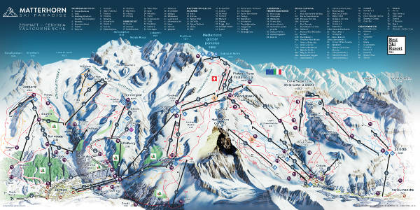 Matterhorn Ski Trail Map