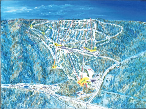 Belleayre Ski Resort Ski Trail Map