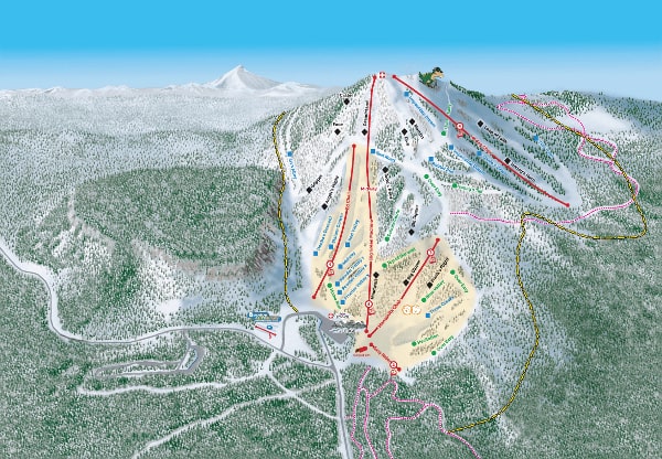 Hoodoo Ski Resort Ski Trail Map