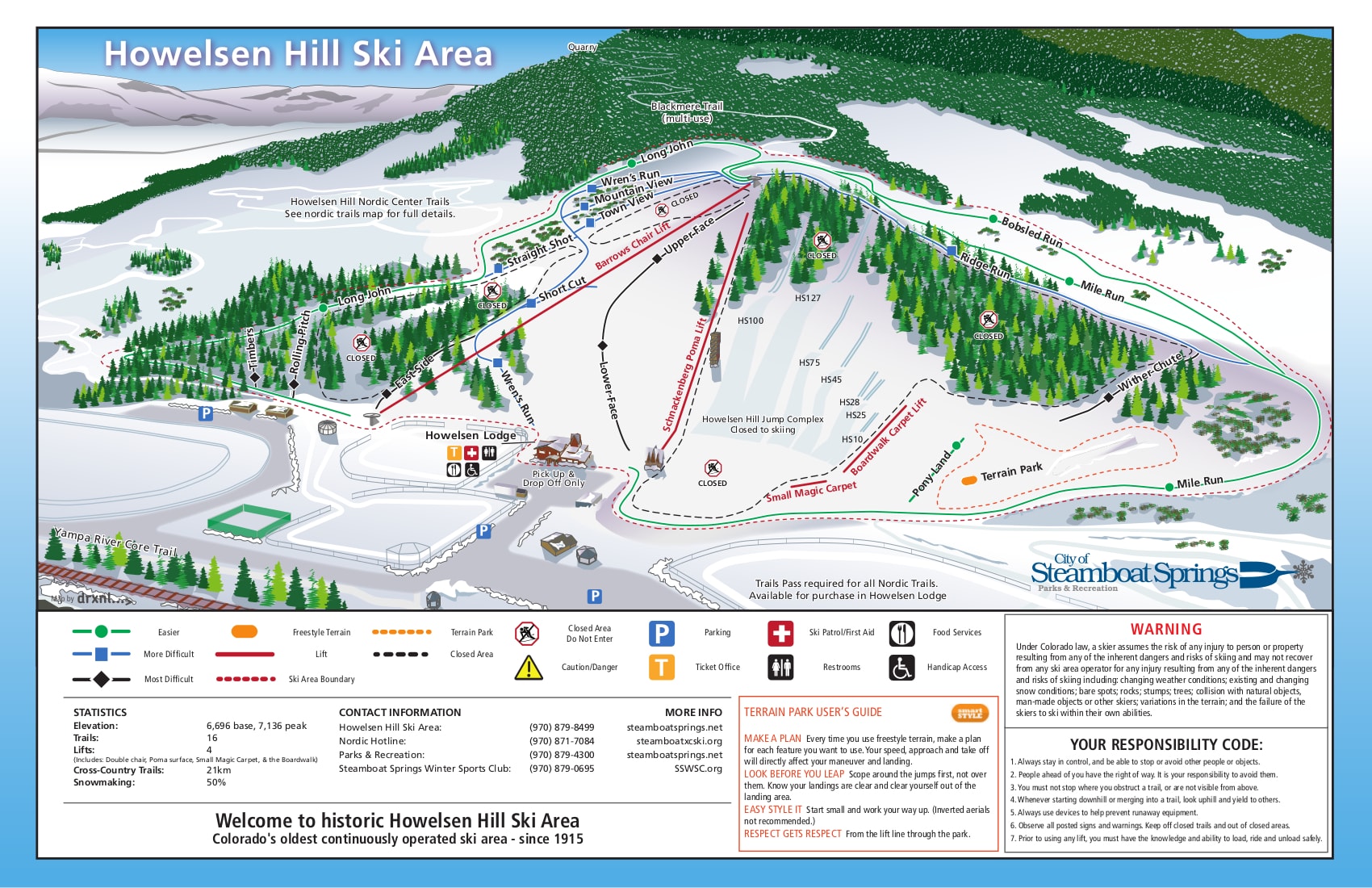 Howelsen Hill Ski Trail Map jpg Download.