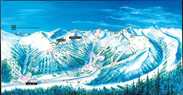 Loveland Ski Resort Ski Trail Map