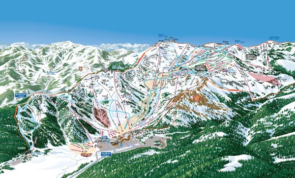 Palisades Ski Resort Ski Trail Map