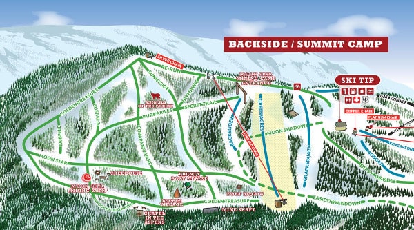 Red River Backside Ski Trail Map