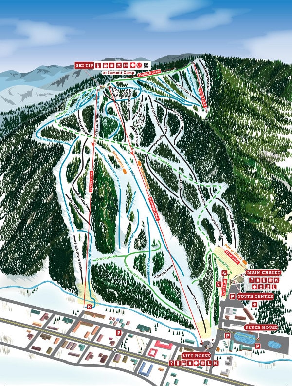 Red River Ski Trail Map