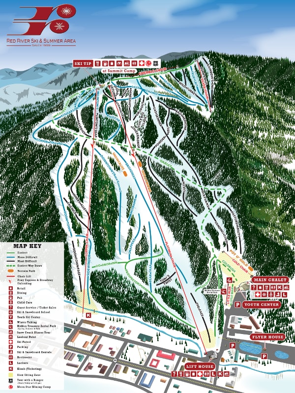 Red River Ski Trail Map