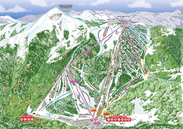 Ski Apache Ski Trail Map