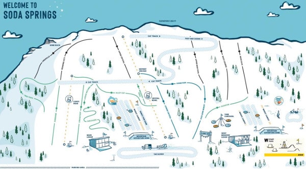Soda Springs Ski Resort Ski Map