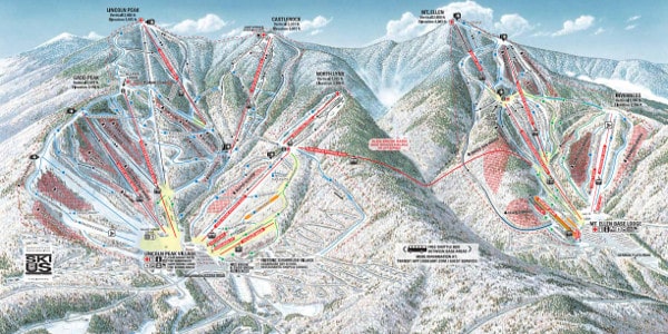 Sugarbush Ski Trail Map