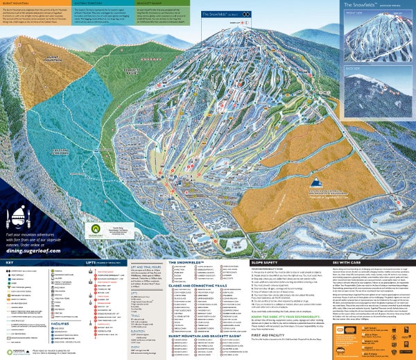 Sugarloaf Ski Trail Map