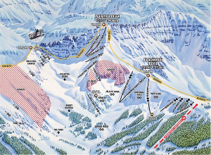 Telluride Ski Resort Ski Trail Map