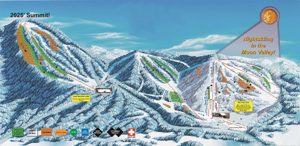 Catamount Ski Resort Ski Trail Map