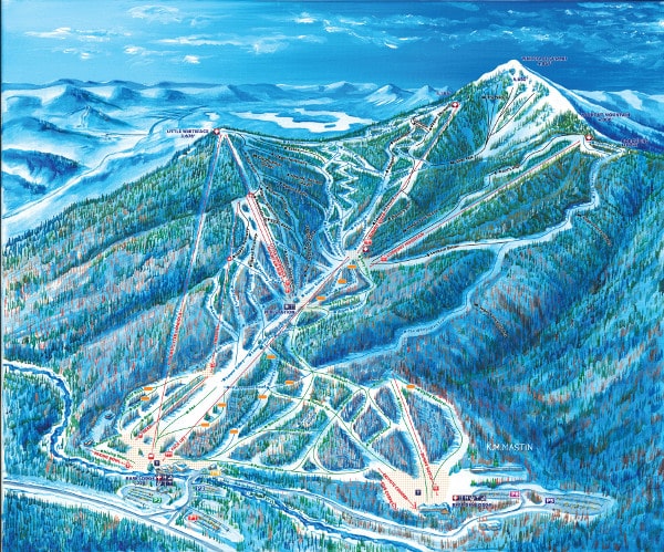 Whiteface Ski Resort Ski Trail Map