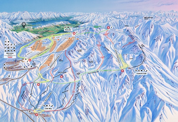 Cardrona Ski Trail Map